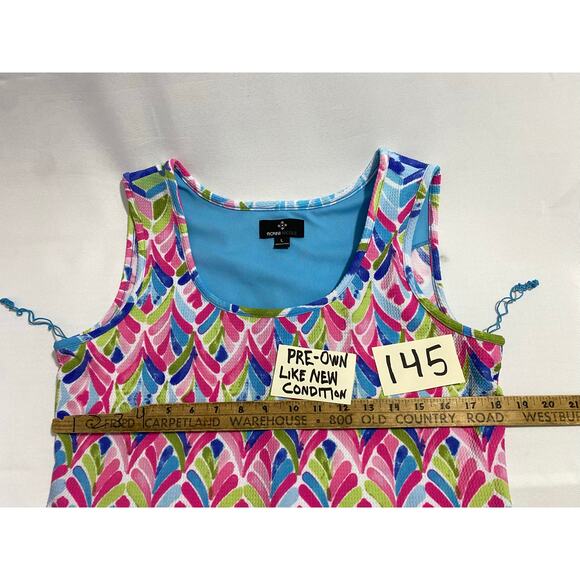 Ronni Nicole Sleeveless Dress – Multicolor Diamond/Floral Print – Size L - Picture 3 of 9